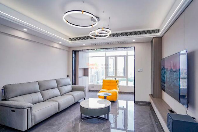 98㎡簡約三居，低調(diào)沉穩(wěn)之中不失優(yōu)雅與高級感